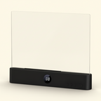 LED Book Light Ultra Thin Rechargeable Reading Lamp Flat Panel Night Light with Adjustable Brightness and Timer