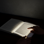 LED Book Light Ultra Thin Rechargeable Reading Lamp Flat Panel Night Light with Adjustable Brightness and Timer