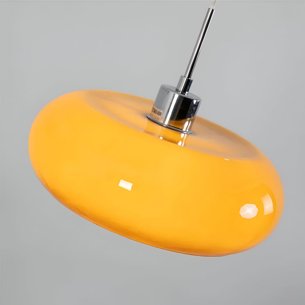 Bauhaus Glass Pendant LED Light with Adjustable Cord