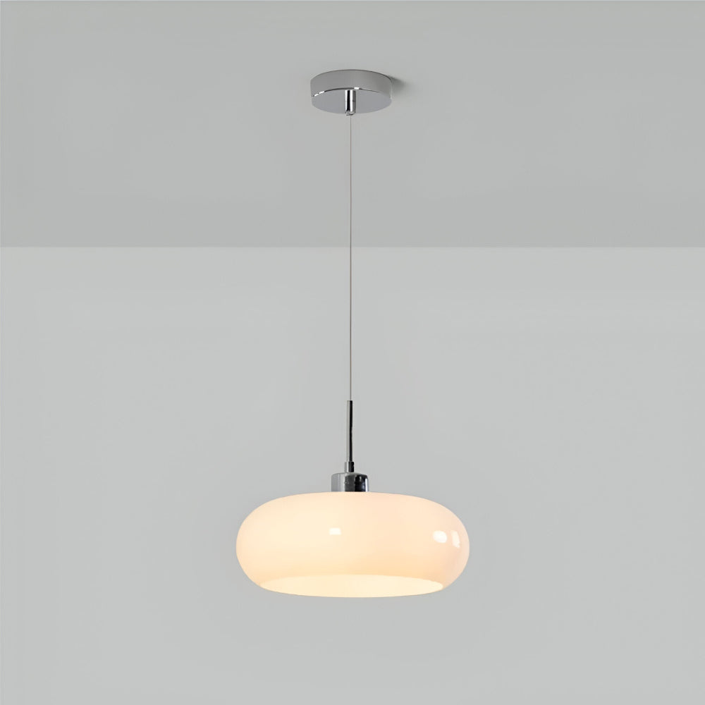 Bauhaus Glass Pendant LED Light with Adjustable Cord