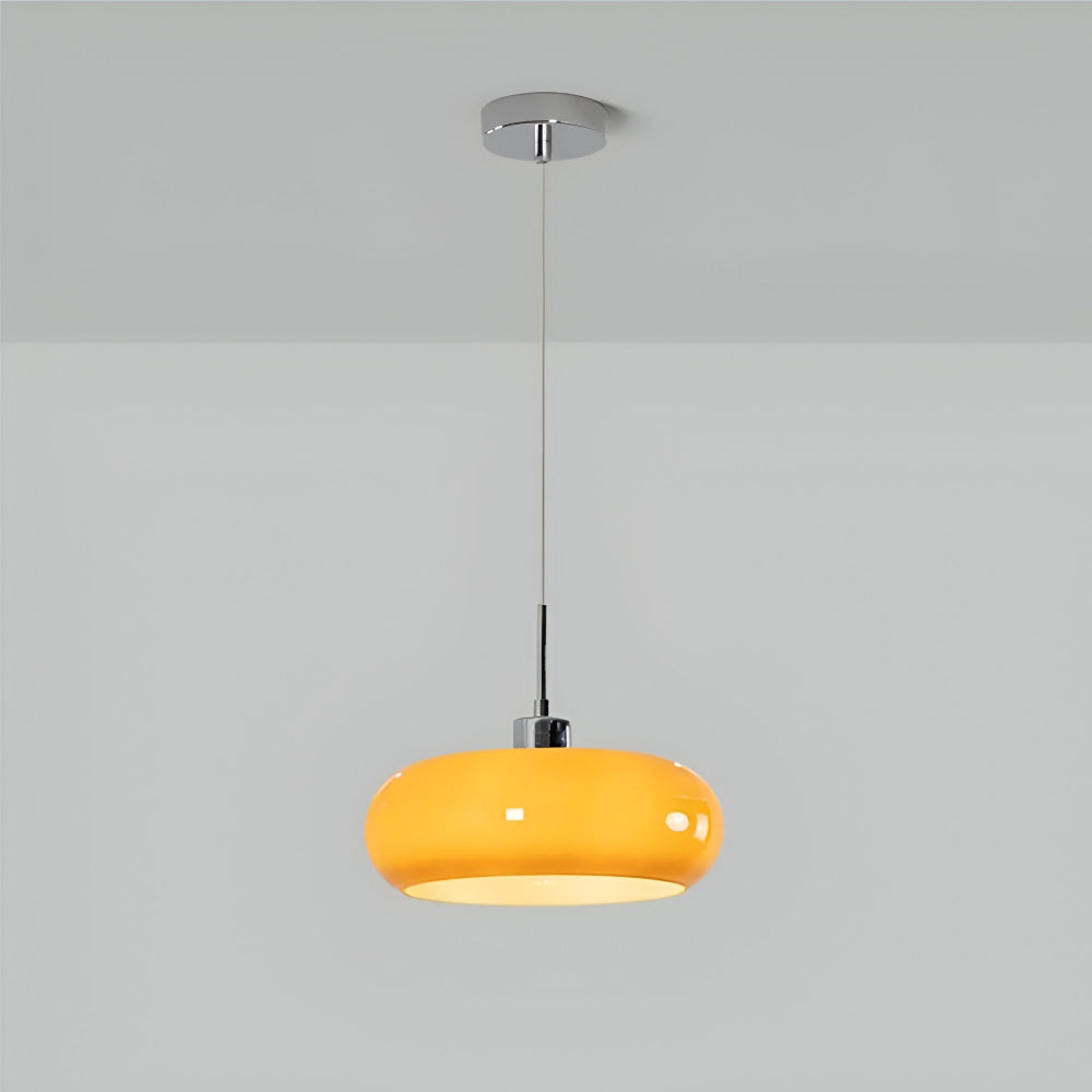 Bauhaus Glass Pendant LED Light with Adjustable Cord