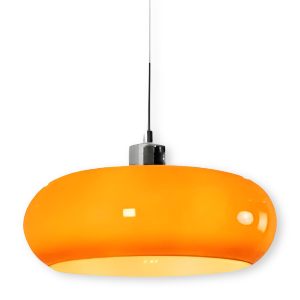 Bauhaus Glass Pendant LED Light with Adjustable Cord