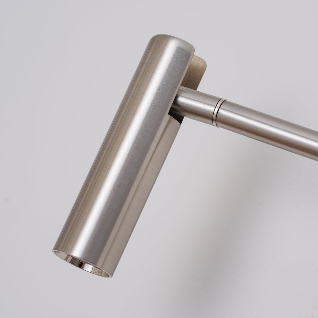 Adjustable Plug-In Reading Wall Sconce with Swing Arm Spotlight