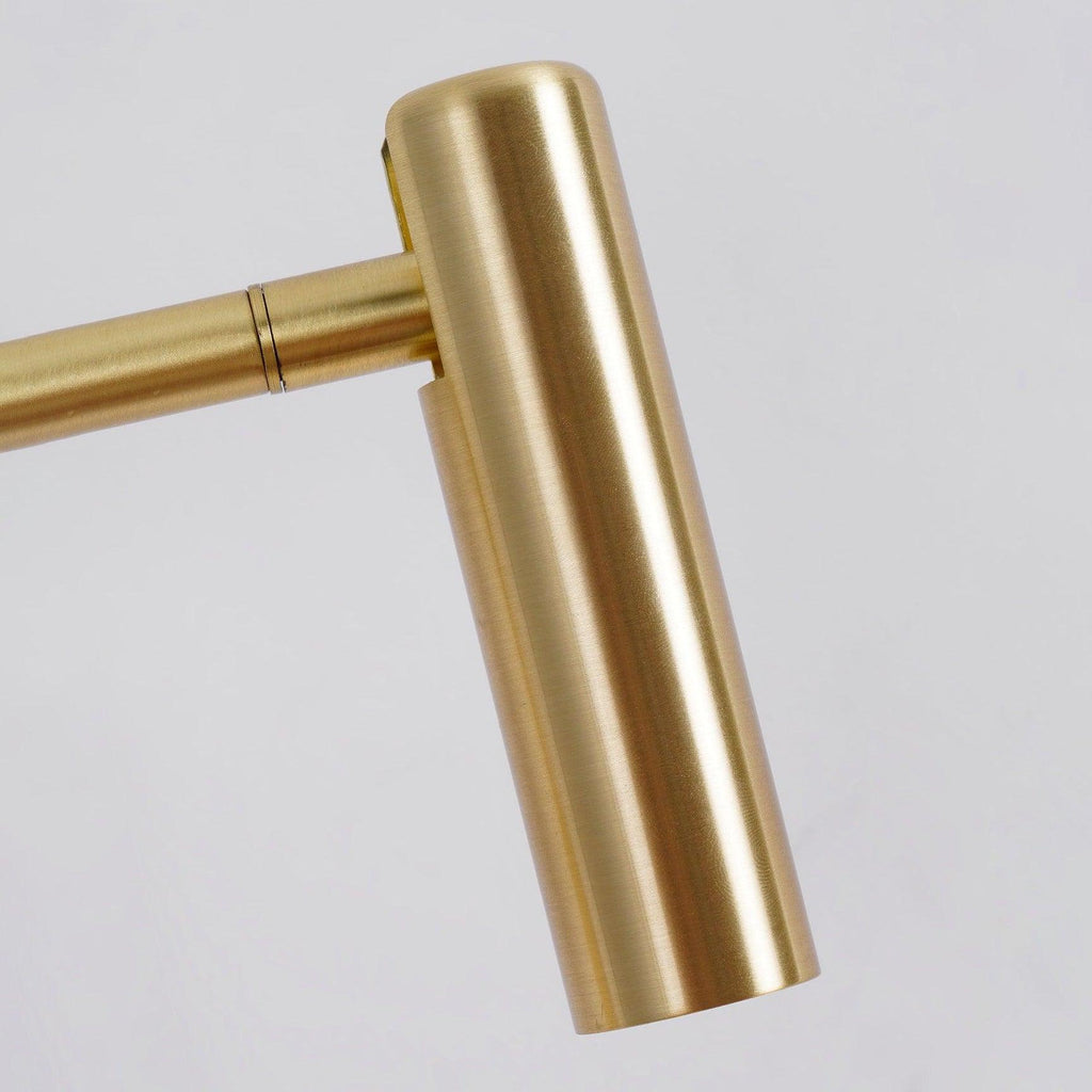 Adjustable Plug-In Reading Wall Sconce with Swing Arm Spotlight
