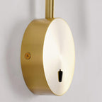 Adjustable Plug-In Reading Wall Sconce with Swing Arm Spotlight