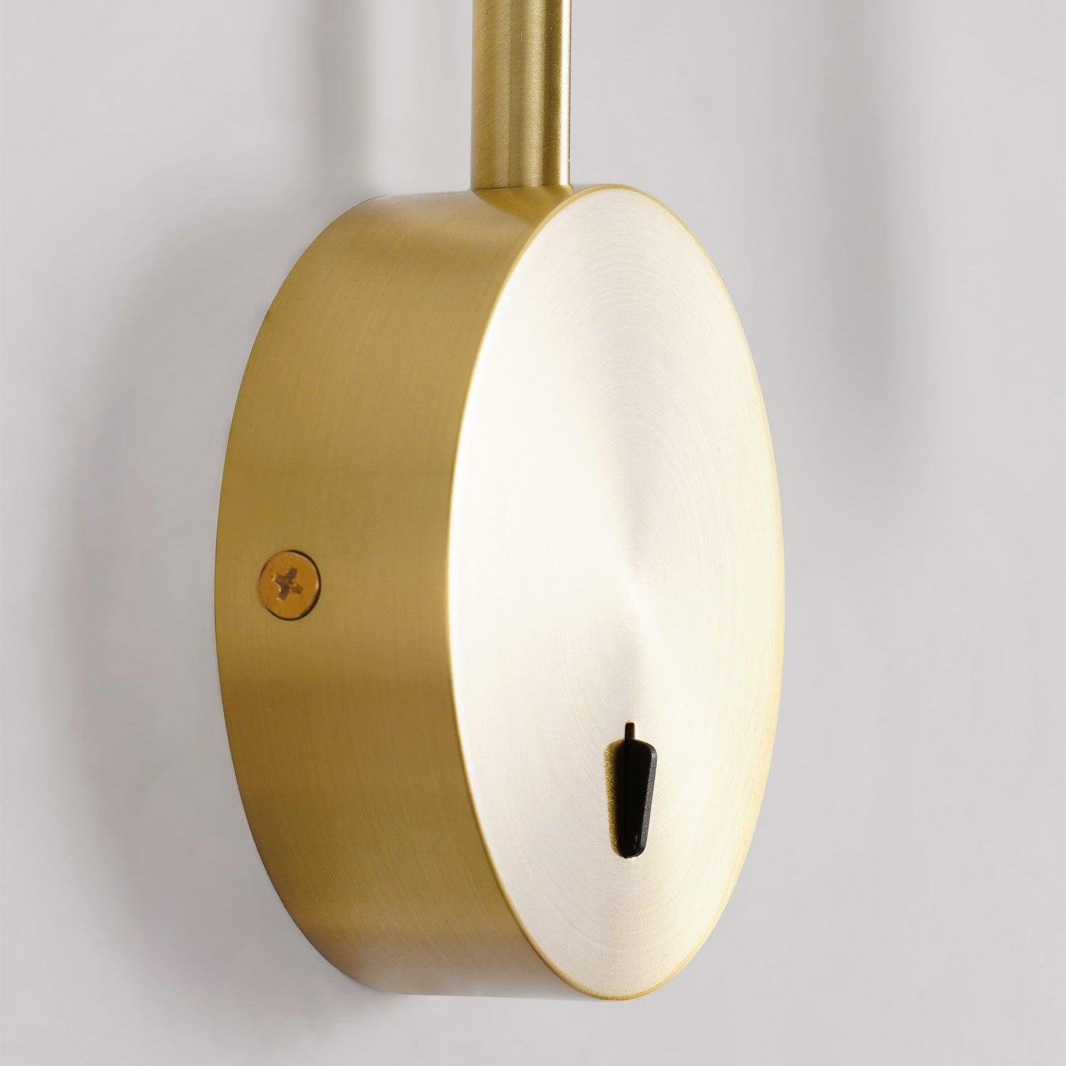 Adjustable Plug-In Reading Wall Sconce with Swing Arm Spotlight