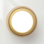 Flush Mount Glass Ceiling Light with LED Light