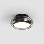 Flush Mount Glass Ceiling Light with LED Light