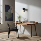 Rotatable Cylinder Wall Sconce with Adjustable Spotlight Head
