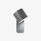 Rotatable Cylinder Wall Sconce with Adjustable Spotlight Head