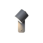 Rotatable Cylinder Wall Sconce with Adjustable Spotlight Head