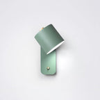 Rotatable Cylinder Wall Sconce with Adjustable Spotlight Head