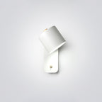 Rotatable Cylinder Wall Sconce with Adjustable Spotlight Head
