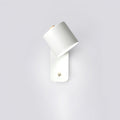 Rotatable Cylinder Wall Sconce with Adjustable Spotlight Head