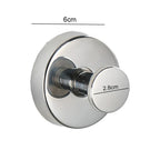 Suction Cup Hooks Heavy Duty Stainless Steel Wall Hook for Bathroom Kitchen Tile Glass and Mirror No Drilling Removable