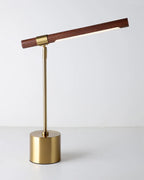 Modern Wood Table Lamp for Home Office — Harbor Light Co.