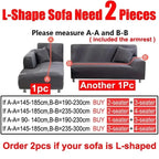 Stretch Velvet Sofa Cover Elastic Non-Slip Couch Slipcover Machine Washable Furniture Protector for Pets and Living Room
