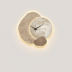 Silent Scandinavian Wall Clock Modern Minimalist Non-Ticking Decorative Clock for Living Room and Bedroom