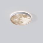 Modern Metal Flush Mount Ceiling Light With Dimmable Remote Control — Harbor Light Co.