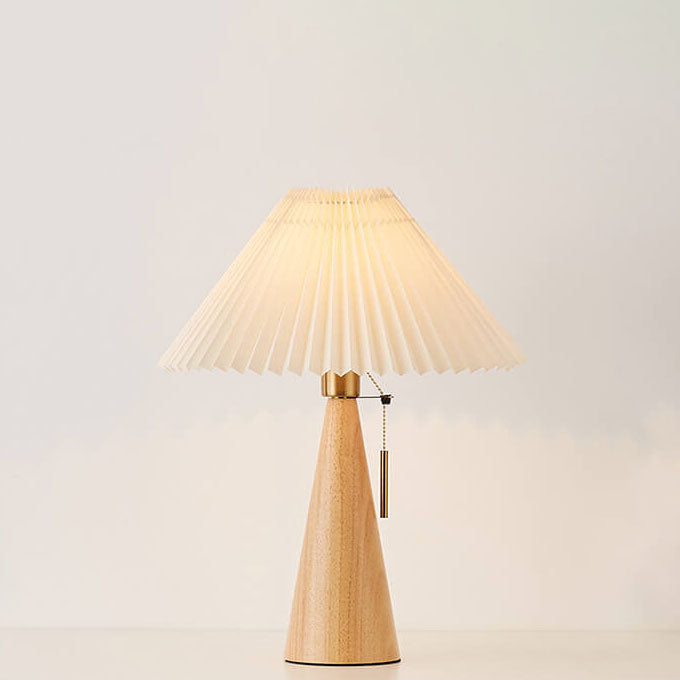 Modern Bamboo-Wood Table Lamp for Living Room and Bedroom — Harbor Light Co.