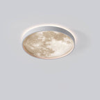 Modern Metal Flush Mount Ceiling Light With Dimmable Remote Control — Harbor Light Co.