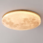 Modern Wood Flush Mount Ceiling Light With LED Bulbs For Bedroom — Harbor Light Co.