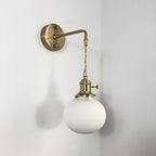 Modern Brass Ceramic Wall Sconce for Living Room — Harbor Light Co.