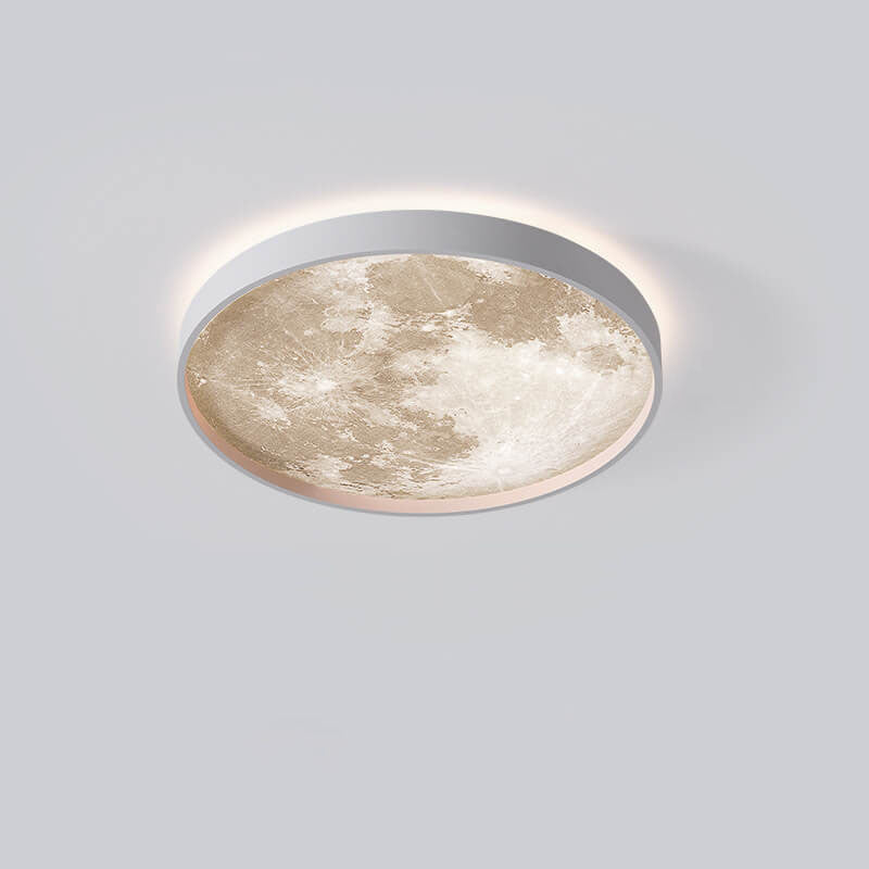 Modern Metal Flush Mount Ceiling Light With Dimmable Remote Control — Harbor Light Co.