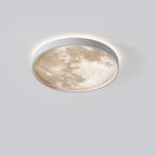 Modern Metal Flush Mount Ceiling Light With Dimmable Remote Control — Harbor Light Co.
