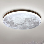 Modern Wood Flush Mount Ceiling Light With LED Bulbs For Bedroom — Harbor Light Co.
