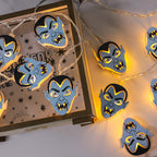 Halloween String Lights Battery Operated LED Decorative Light String with Spooky Character Shades for Bedroom and Indoor Party Decoration
