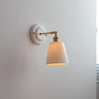 Vintage Ceramic Wall Sconce With Warm LED Glow in H — Harbor Light Co.