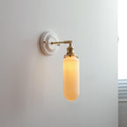 Vintage Ceramic Wall Sconce With Warm LED Glow in K — Harbor Light Co.