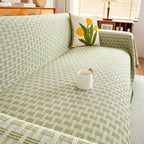 Extra Large Reversible Sofa Cover Soft Washable Polyester Cotton Couch Throw for High Back Sofas Pet Friendly