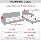 Stretch Velvet Sofa Cover Elastic Non-Slip Couch Slipcover Machine Washable Furniture Protector for Pets and Living Room