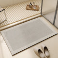 Super Absorbent Bath Mat Quick Dry Non Slip Bathroom Floor Mat with Rubber Backing Thin Washable Shower Mat for Bathroom Kitchen and Laundry Room