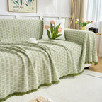 Extra Large Reversible Sofa Cover Soft Washable Polyester Cotton Couch Throw for High Back Sofas Pet Friendly