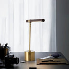 Modern Wood Table Lamp for Home Office — Harbor Light Co.