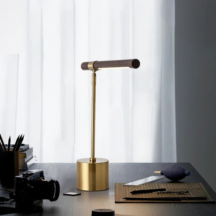 Modern Wood Table Lamp for Home Office — Harbor Light Co.