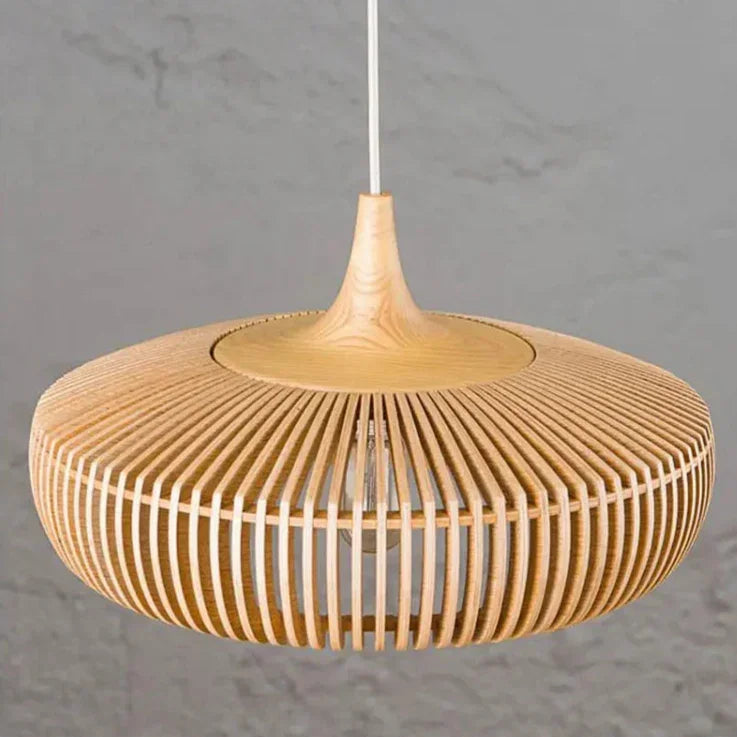 Scandinavian Wood Pendant Light for Living and Dining Rooms — Harbor Light Co.