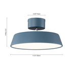 Modern Metal Semi-Flush Mount Ceiling Light for Living Room — Harbor Light Co.