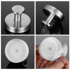 Suction Cup Hooks Heavy Duty Stainless Steel Wall Hook for Bathroom Kitchen Tile Glass and Mirror No Drilling Removable