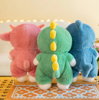 Plush Teddy Bear in Hooded Animal Costume Soft Stuffed Toy for Kids Cuddly Sleep Companion and Bedroom Decor