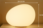 Modern Solar Table Lamp With Color-Changing Glow — Harbor Light Co.