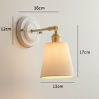 Vintage Ceramic Wall Sconce With Warm LED Glow — Harbor Light Co.