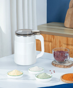 Electric Grain Mill Grinder for Grains Seeds Spices and Coffee Beans Compact Kitchen Mill with Stainless Steel Chamber