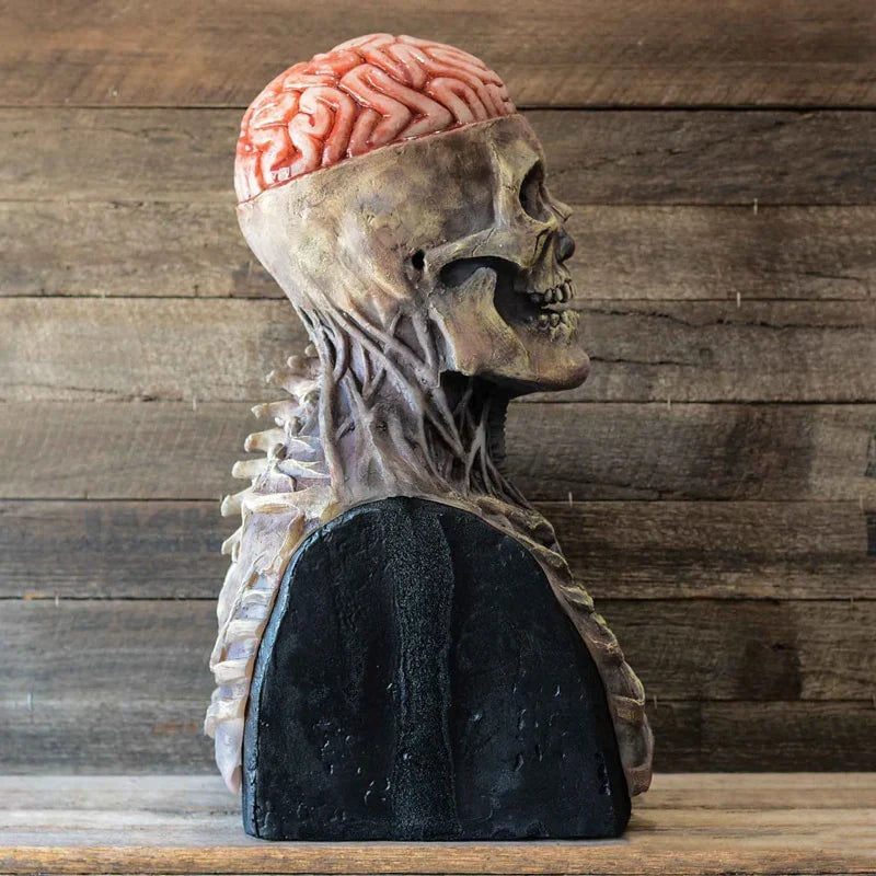 Halloween Skeleton Mask Realistic Latex Horror Mask Scary Skull Overhead Costume Mask for Adults