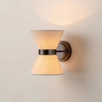 Modern Wrought Iron Wall Sconce With Fabric Shade — Harbor Light Co.