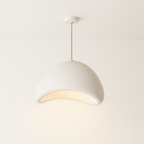Minimalist Dome Pendant Light with Textured Shade