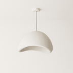 Minimalist Dome Pendant Light with Textured Shade